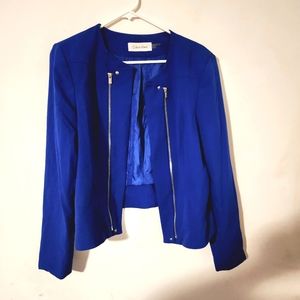 Calvin Klein Blue Blazer Jacket size 14